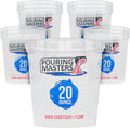 20 Ounce (600ml) Graduated Plastic Mixing Cups (Box of 12) | Paint Mixing Cups for Epoxy Resin, Art, Kitchen, Baking