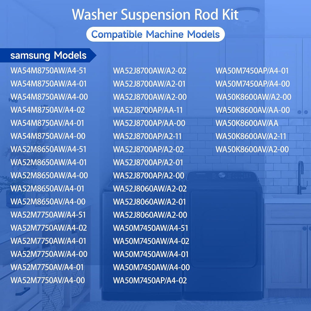 WA50K8600AV WA52M8650AV WA54M8750AV Washer Suspension Rods
