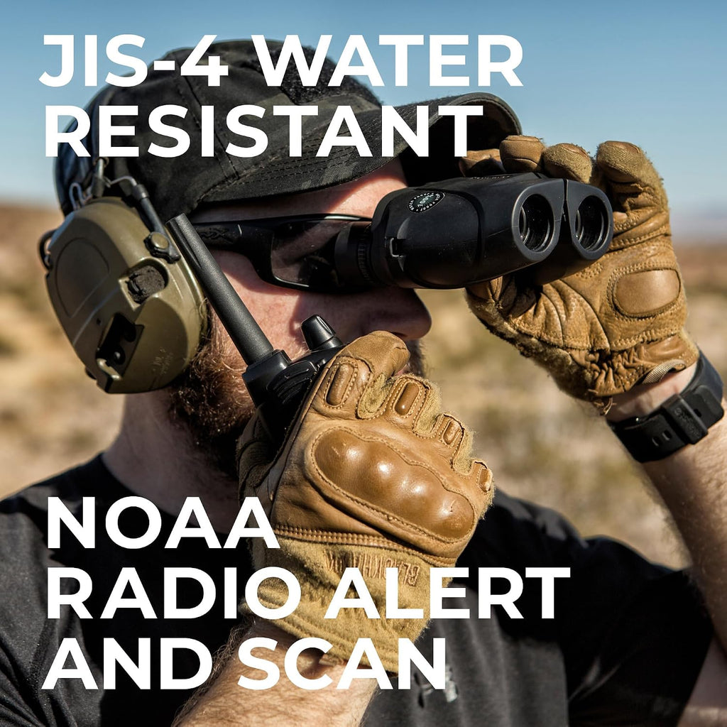 GXT1000X3VP4 GMRS Two-Way Radio (50-Channel, Long Range, 142 Privacy Codes, SOS, NOAA, Rechargeable Nickle Battery