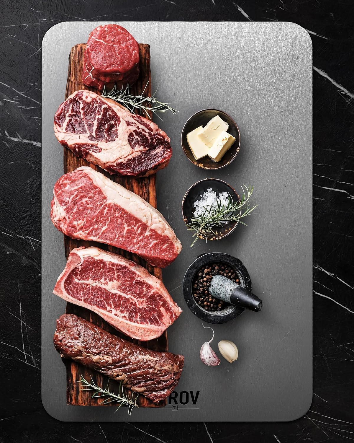 Katori Titanium Cutting Board, 100% Pure Titanium Cutting Boards For Kitchen, Best Non Toxic chopping board