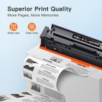 201X Replacement for HP 201X Toner Cartridges 4 Pack High Yield