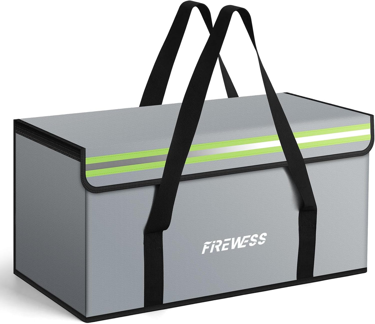 Large Fireproof Document Bag, 24x12x12'' Waterproof Safe bag, Large capacity document storage box with reflective