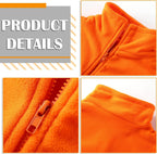 2 Pcs Orange Hunting Vest Beanie Reflective