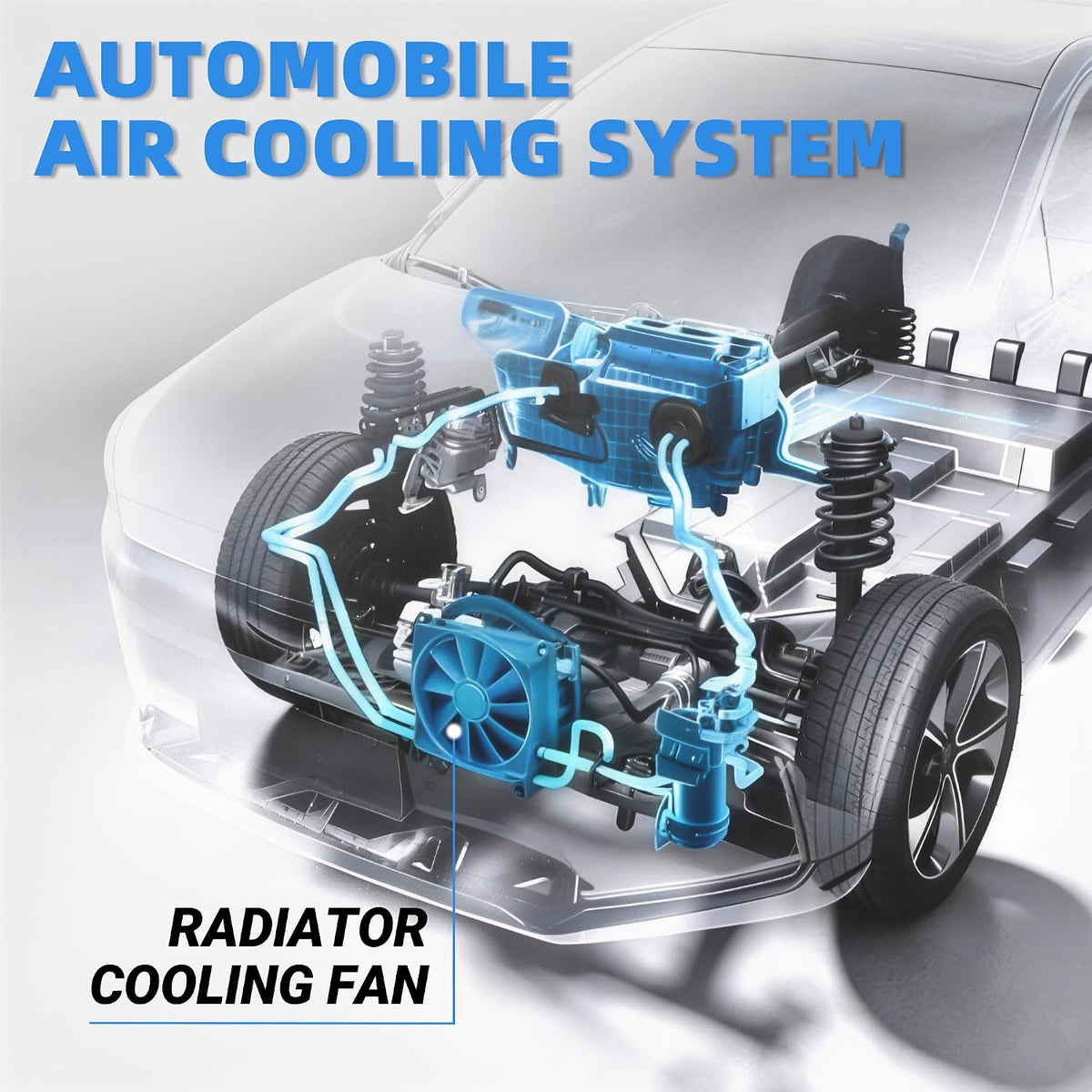 Radiator Cooling Fan for Nissan Altima 2.5l 2002-2006 21481-8j001 620-546