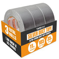 Silver Duct Tape Heavy Duty | Versatile Packing Tape 1.88 Inch x 35 Yards | Waterproof Tape Roll for Home
