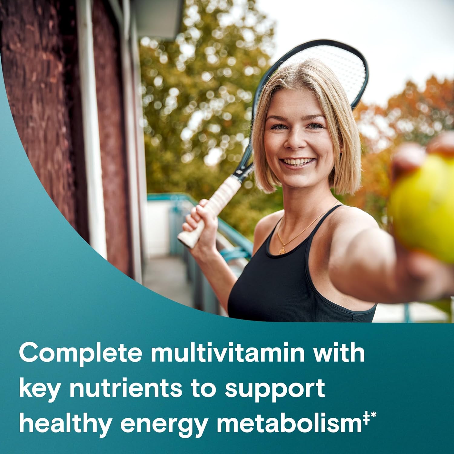 Women's Active Metabolism Daily Essential, Multivitamin for Women, Metabolism Support, Vitamins for Women with All 8