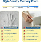 High Density Upholstery Foam Padding Thick 1"X24"X74" Gel Memory Foam