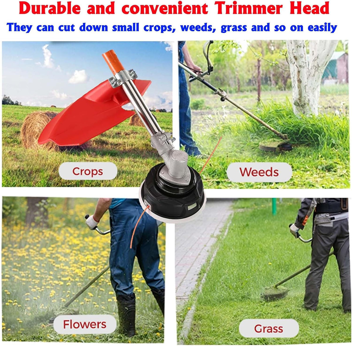 C26-2 Dual Line Trimmer Head for S-tihl FS55 FS56 FS70 FS80 FS85 FS90 FS91 FS94 FS250 FS240 FS131R FS131 FS120 FS110, Includes 0.095" Trimmer Line Replace 4002 710 2169 (1 PCS)