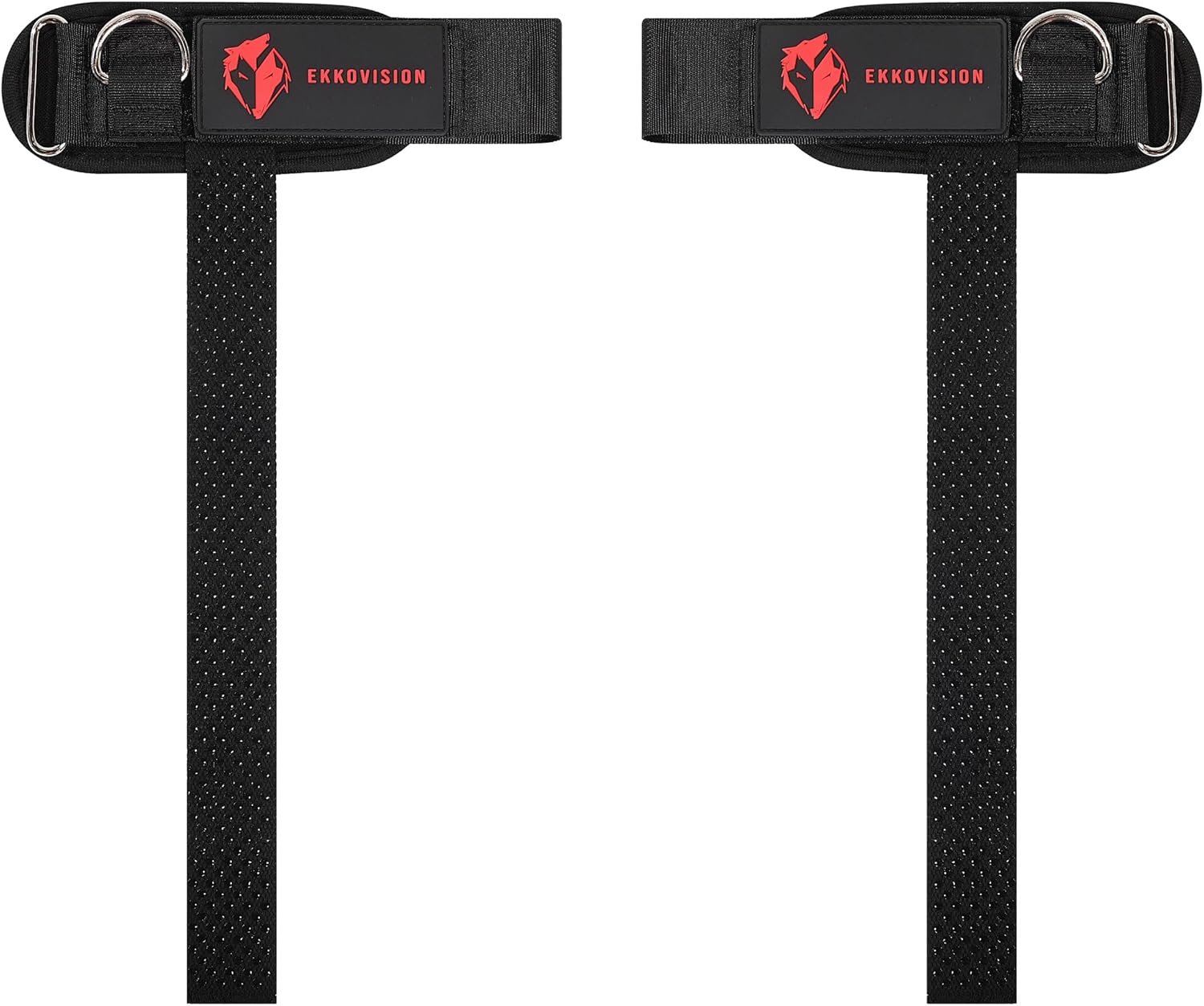 EKKO Weight Lifting Straps With Cuffed D Ring, Wrist Support for Men, Heavy Duty Thick Comfortable Lifting Straps