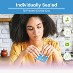 Hand Sanitizer Wipes – 220 Individually Wrapped Packets (Packing may Vary)