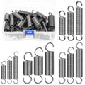 36pcs Stainless Steel Extension Springs with Opening Hook Sets 12 Sizes Small Spring Tension Spring Wire Assortment