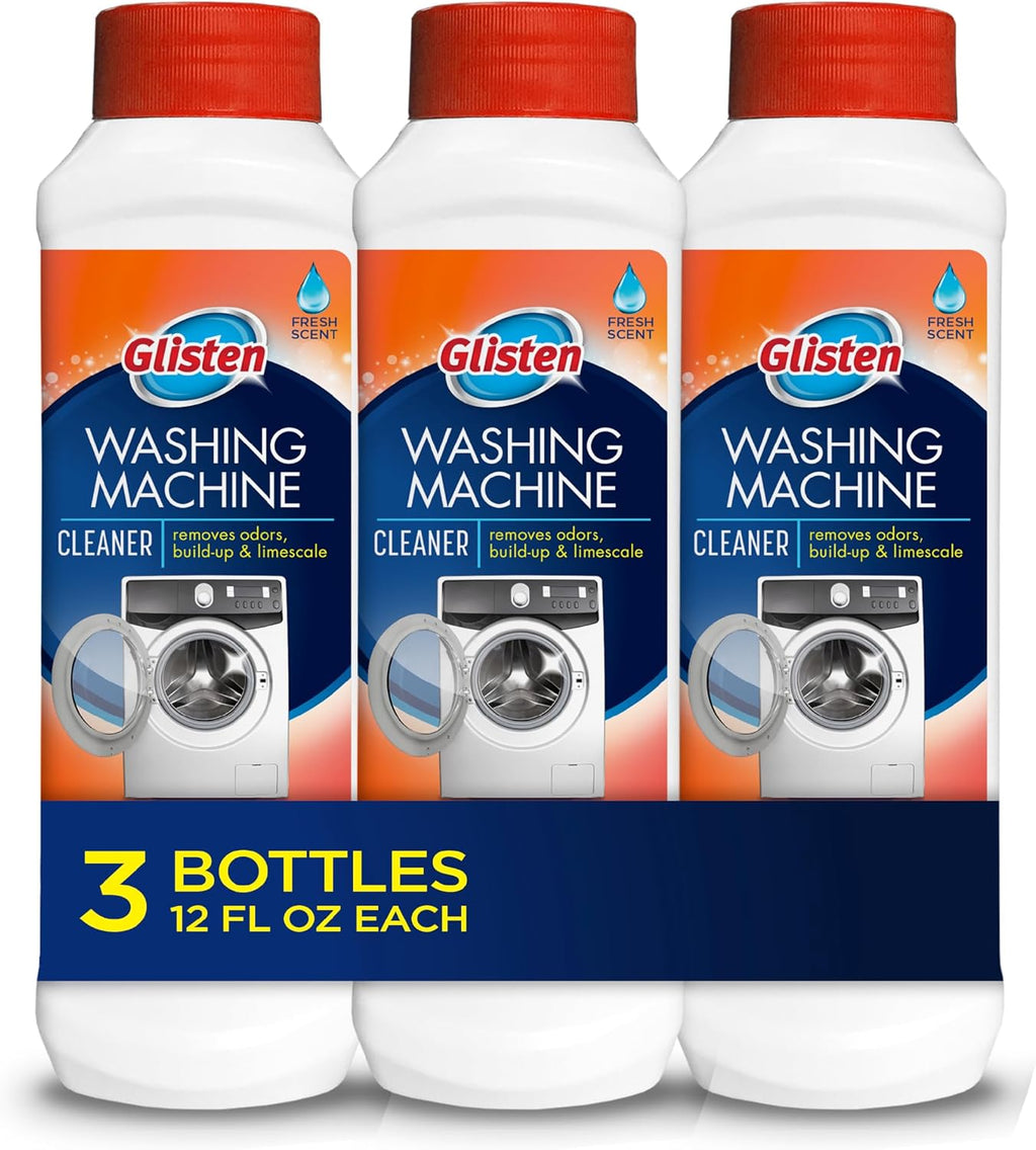Washing Machine Cleaner, Fresh Scent, 12 oz Bottle, 3-Pack