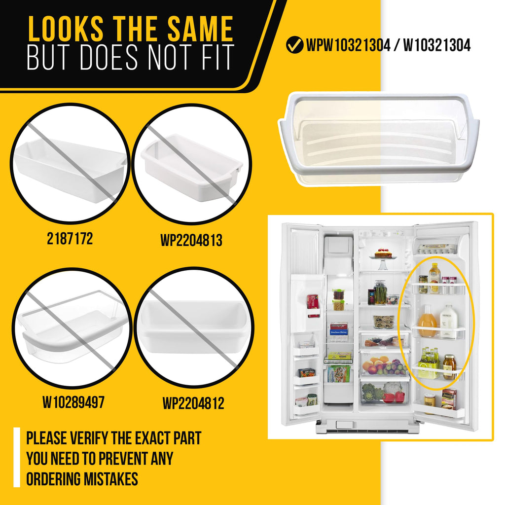 Refrigerator Door Shelf Bin for Whirlpool ED2FHEXTL03