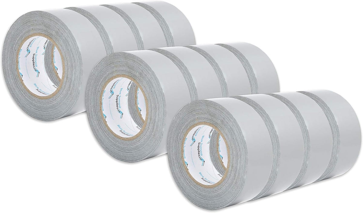 12 Pack Silver Duct Tape, 1.88" x 60 yd, 7.3mil