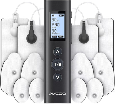 30 Modes TENS EMS Unit Muscle Stimulator for Pain Relief, 12 Pcs Pads