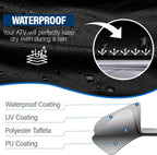 ATV Cover Waterproof, Heavy Duty Windproof Quad Covers, All Weather Protection 4 Wheeler Covers fit for Kawasaki