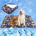 Dog Cooling Mat for Dogs 28" x 40", Pet Cooling Pad Blanket for Dogs & Cats, Ice Silk Fabric, Washable Breathable for
