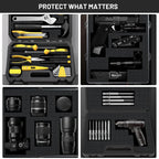 4 PCS 16x12x2 Inch Pick and Pluck Foam Inserts for Cases - Professional-Grade Tool, Game Box & Drawer Organizer