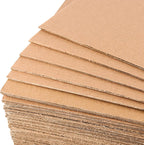 60 PCS 9 x 12 Inches Corrugated Cardboard Sheets, Flat Cardboard Sheets Filler Insert for Packing, Mailing, and