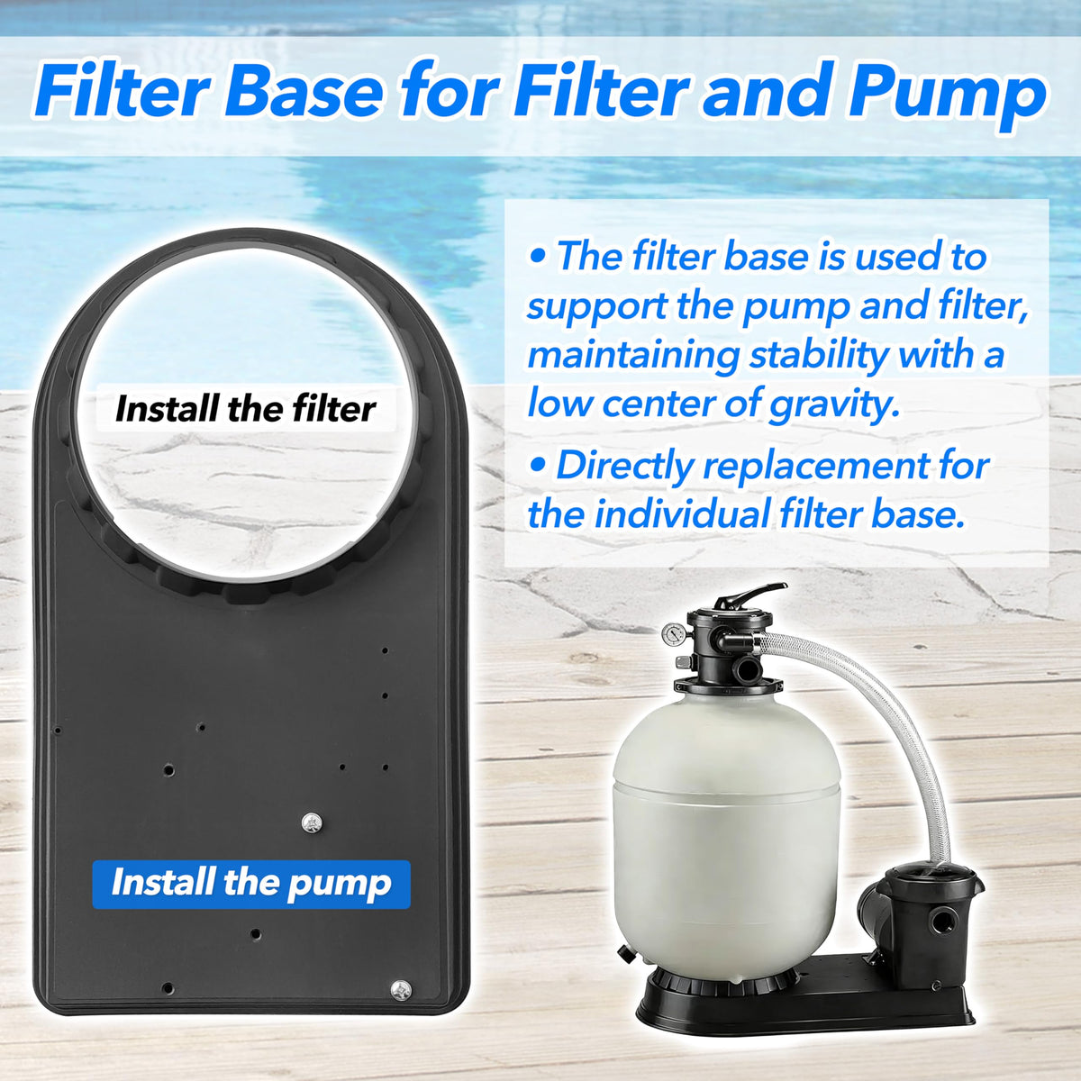 SX180K Filter Base Replacement for Hayward Pro Series S180T Sand Filter