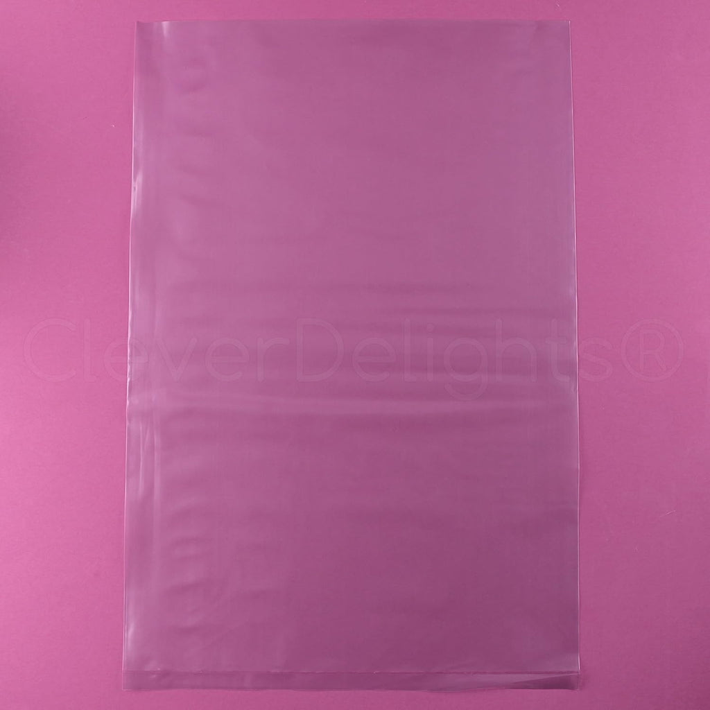 12" x 18" Clear Poly Bags - 1 mil - 1000 Pack