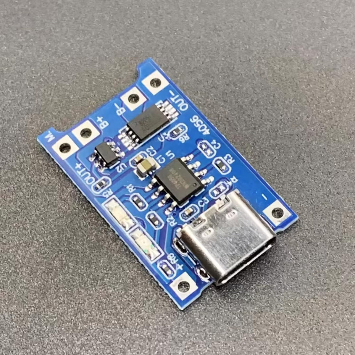TP4056 Type-C USB Lithium Battery Charger Module with Wire, 5V 1A Protection Board with Dual Protection, 18650 Battery Charging Board with Solderless Wire (3)