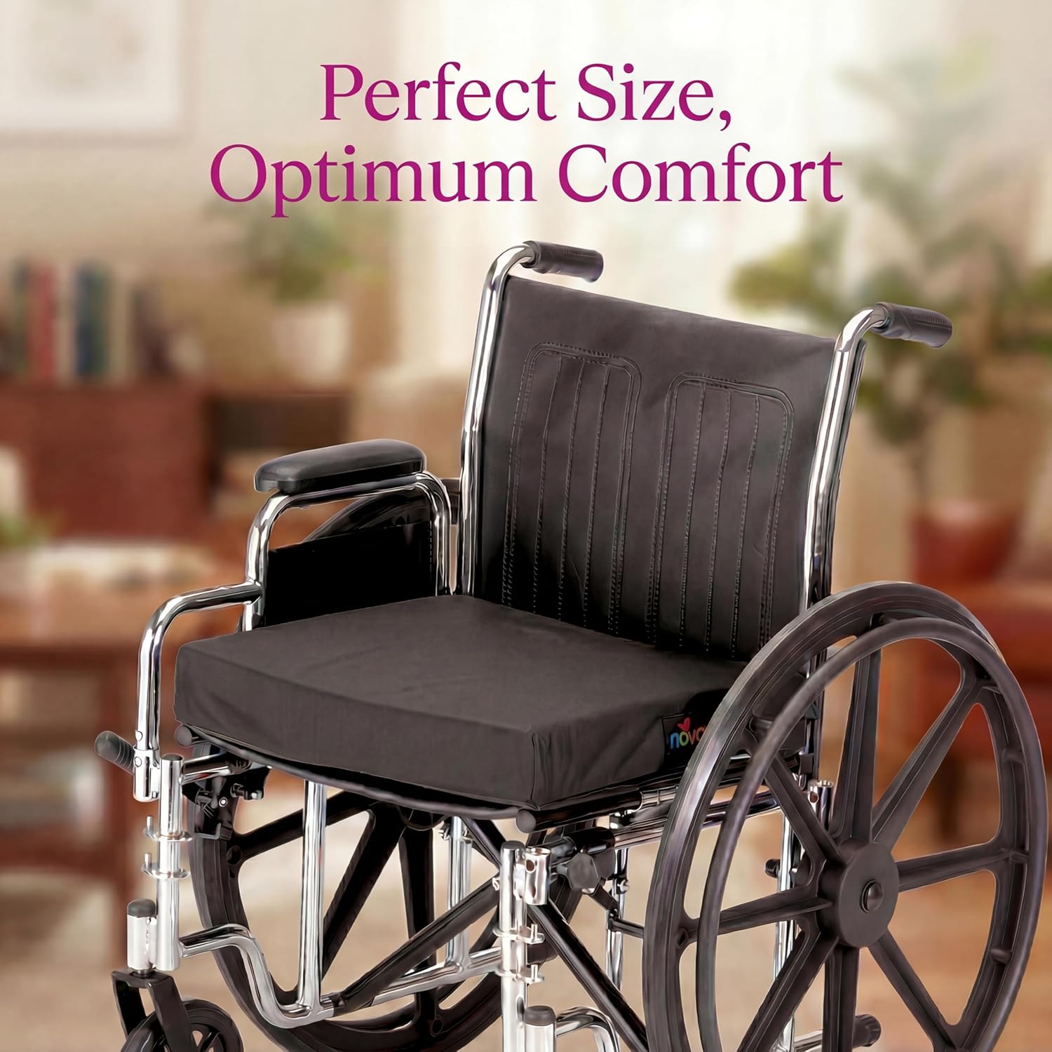 Medical Products Gel & Memory Foam Seat & Wheelchair Cushion in 8 Sizes (from 16” x 16” to 18” x 24” Extra Wide)