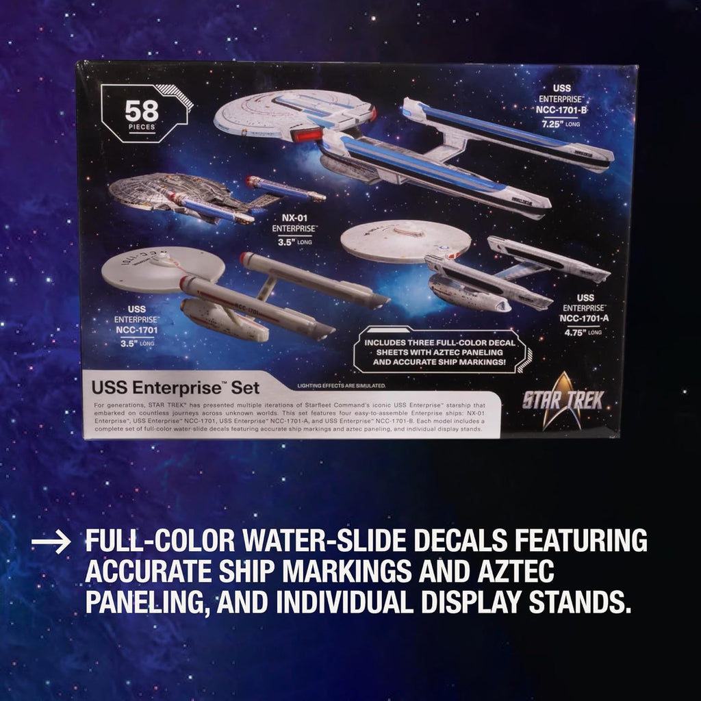Star Trek U.S.S. Enterprise Four Ship Set AMT Model Kit