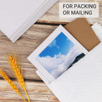 200 Pack 5x7 inch White Corrugated Cardboard Sheets