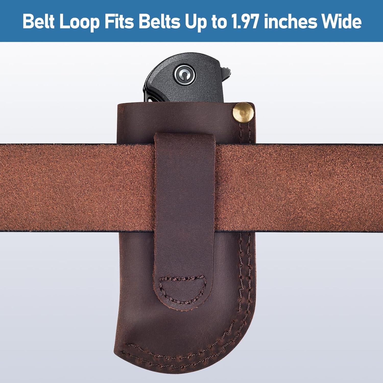 Leather Knife Sheath Belt Series - Durable, Well Made, Nice Leather, Easy and Quick Access to the Knife, Suitable for