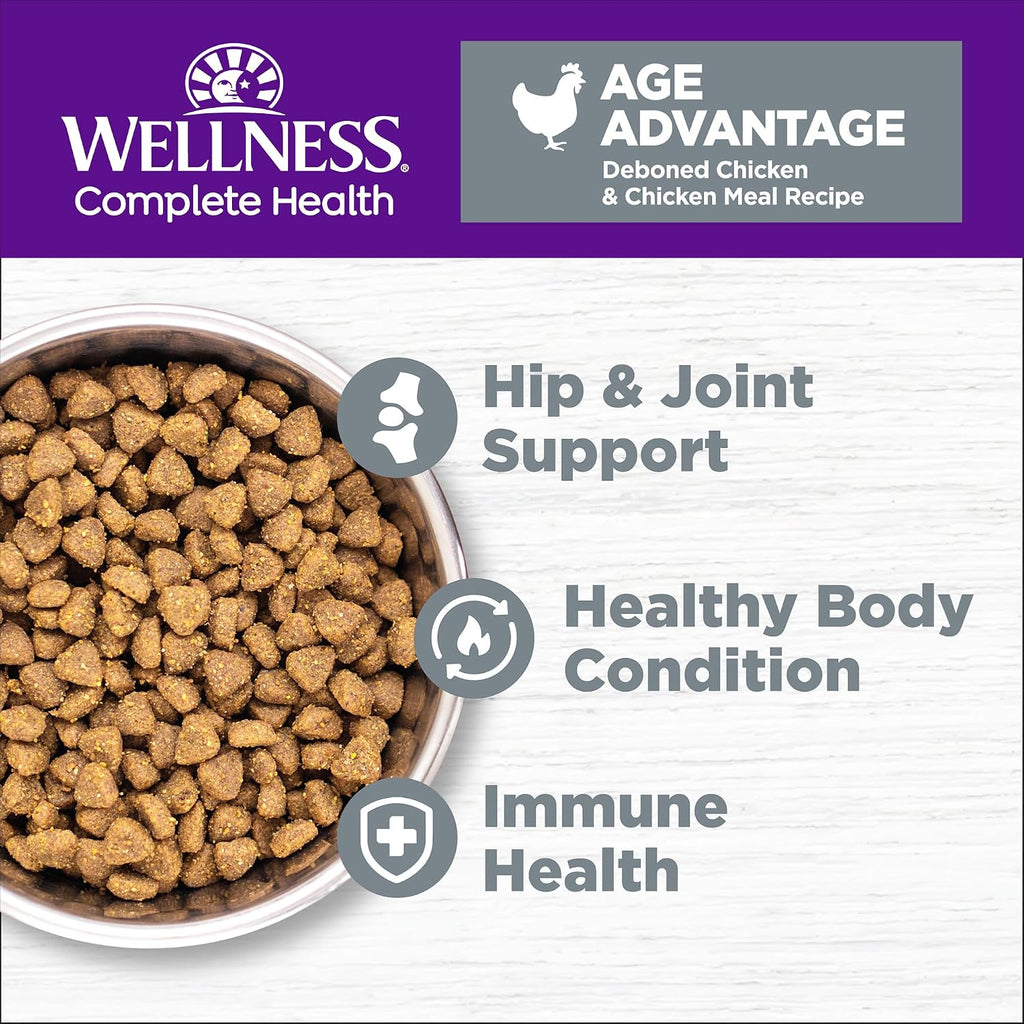 Complete Health Senior Dry Cat Food, Natural, Grain Free Kibble, Chicken Recipe, 5.5 lb Bag