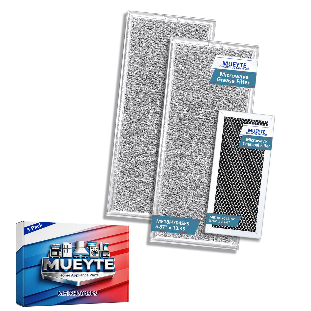 ME18H704SFS Microwave Grease & Charcoal Filter Replacement for Samsung
