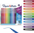 Flair Felt Tip Pens, Medium Point (0.7mm), 12 Count - For Arts & Crafts, Note-Taking, Journaling, School Supplies for