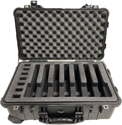 Pelican 1510 7 Pistol Range Insert – High-Density Custom Cut Foam Insert for Handguns & Magazines, Precision