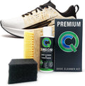 QuickCare Premium Shoe Cleaner with Conditioner, Brush & Sponge, Ultimate Cleaning Shoes Kit for Sneakers, Leather