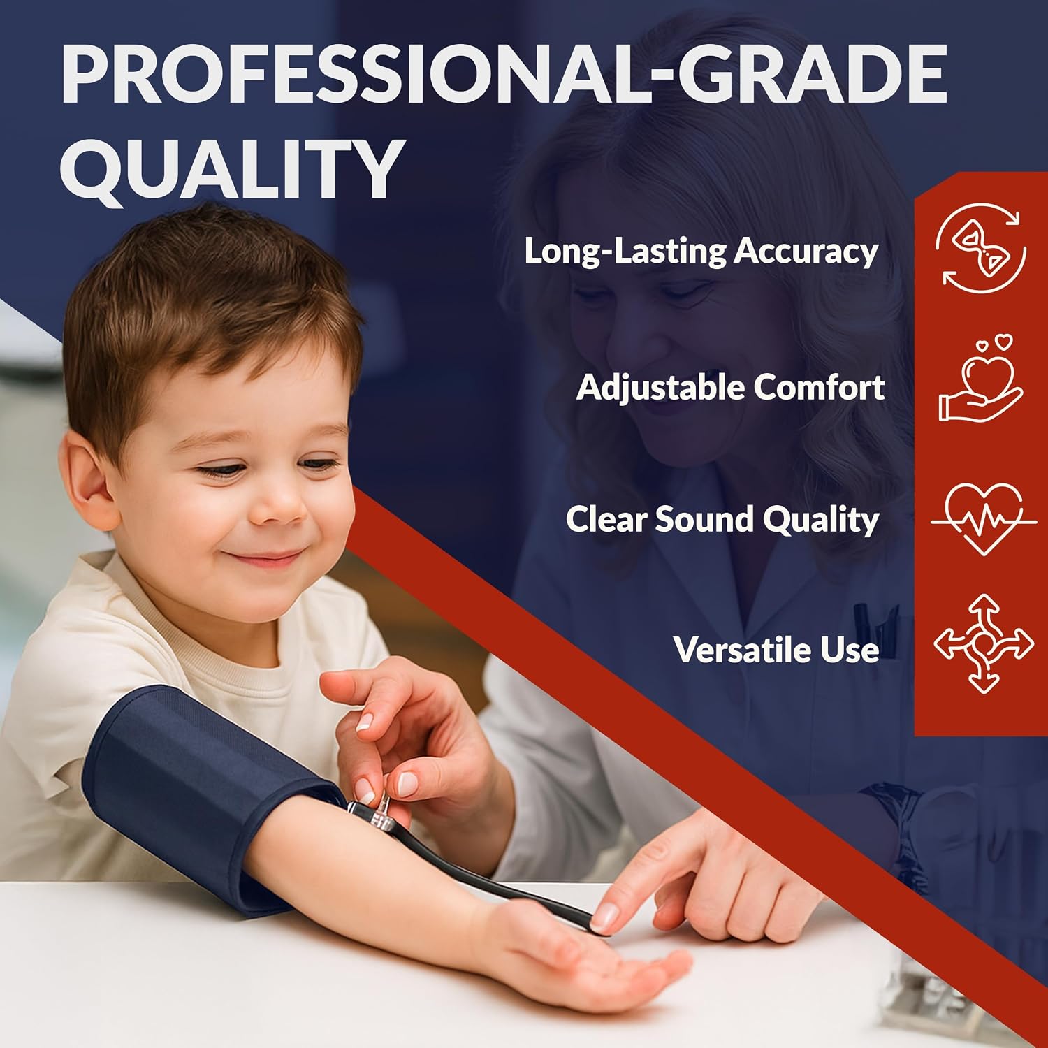 Aneroid Sphygmomanometer Blood Pressure Cuff – Pediatric Size