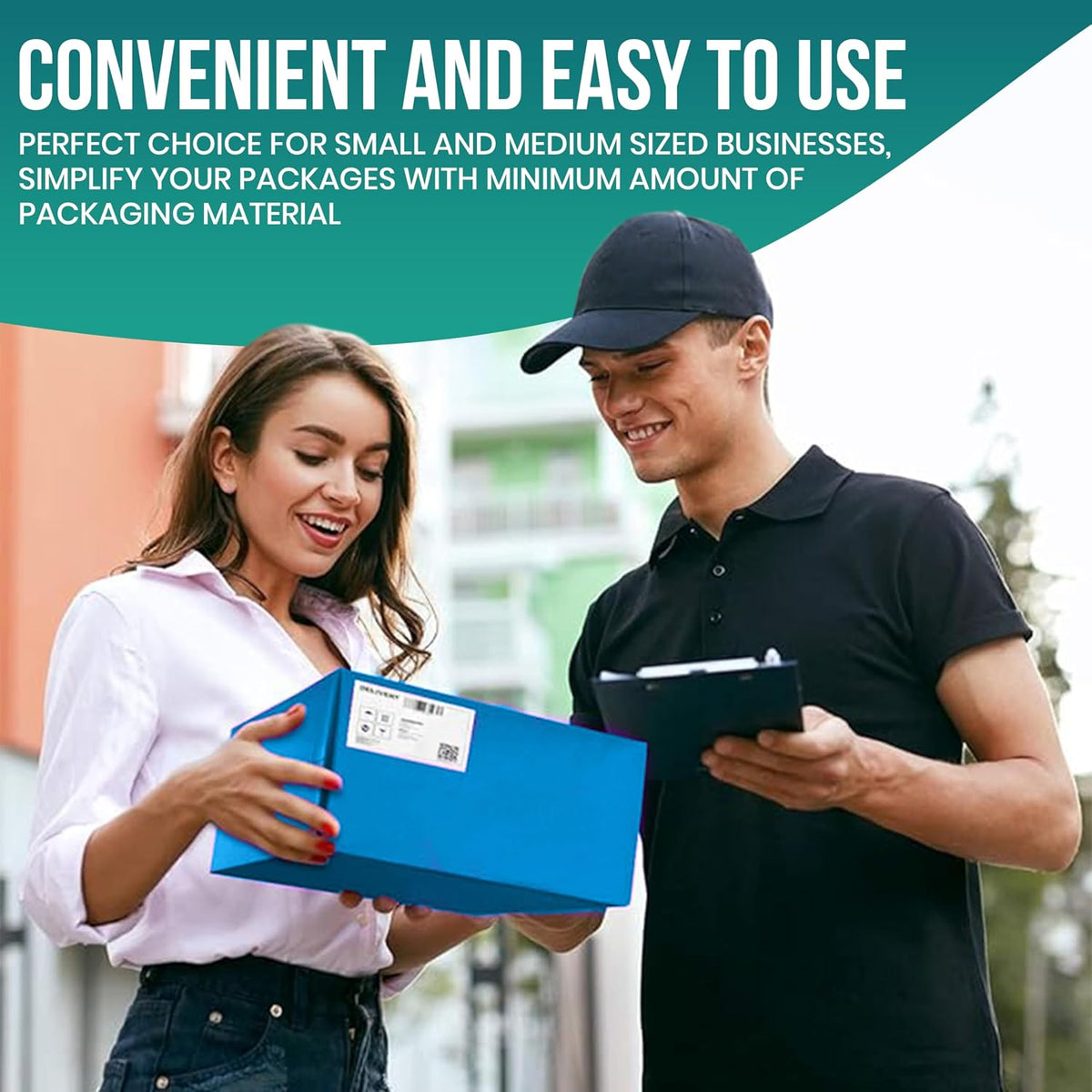 #7 19x24 [100 Pack] Blue Poly Mailers Shipping Bags, Strong Mailing Envelopes, Multipurpose Mailers, Waterproof &