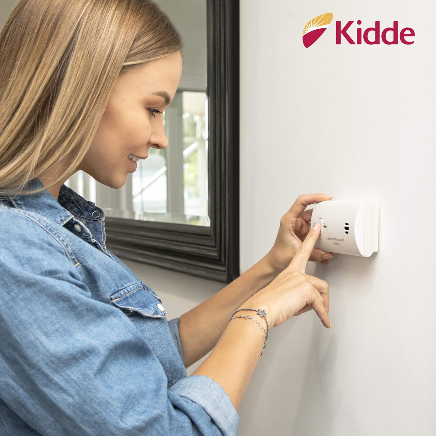 Carbon Monoxide Detector, AA Battery Powered, Portable for Travel or Home, 85 dB Alarm, LED Status Indicators, 3rd