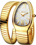 Snake Face Watch for Women 5.9-7.1in Snake Shape Face Women Watches Ladies Watches Waterproof Steel Dainty Dress