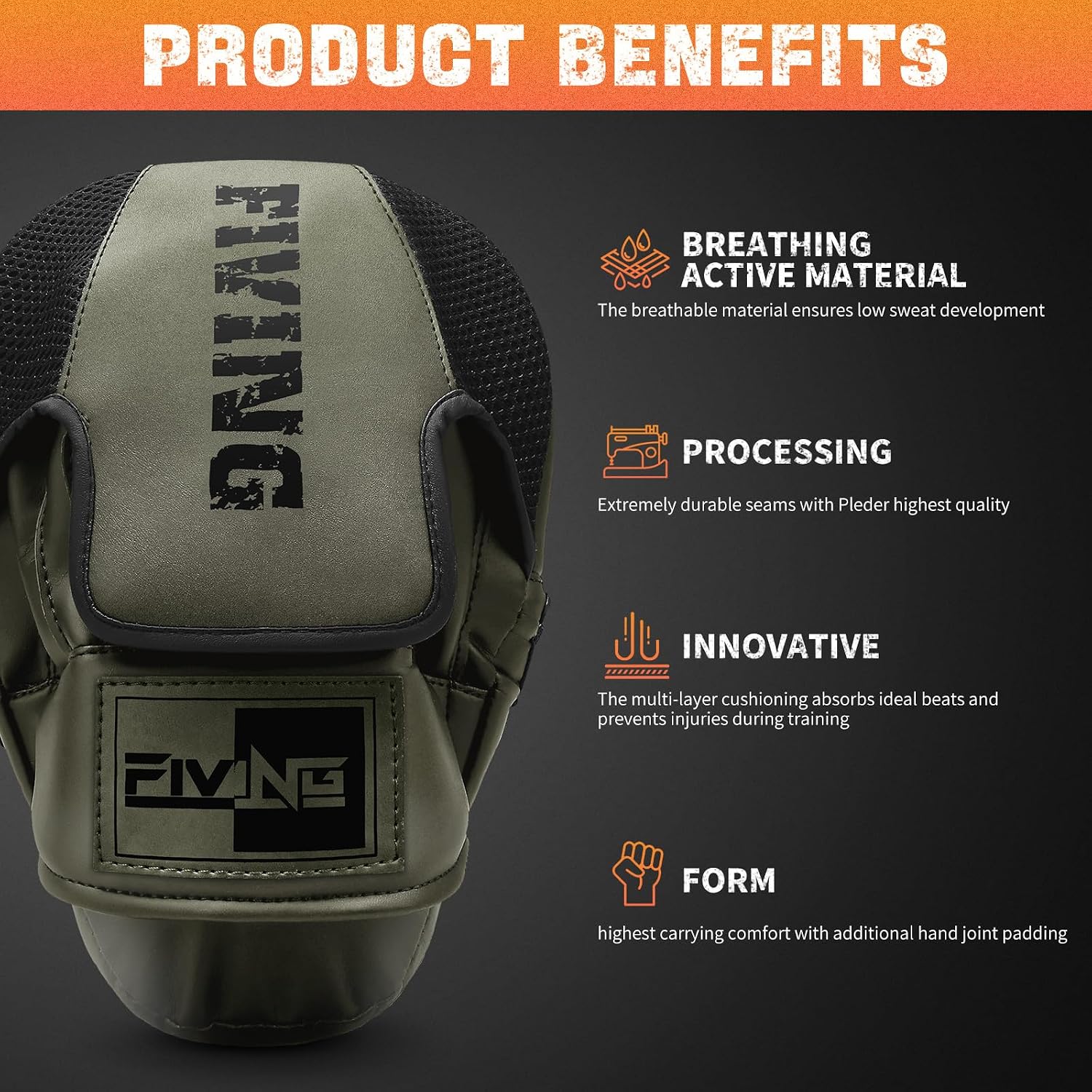 Boxing Pads Punching Mitts for Muay Thai,Punching,Sparring,Training | Focus Mitts, Curved Punch Mitts
