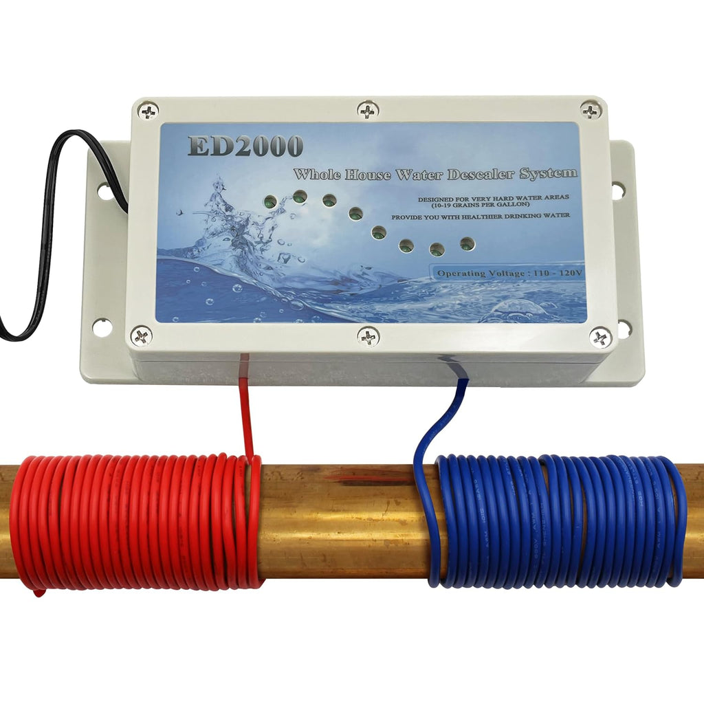 ED2000 Whole House Water Descaler，Effectively Reduce Scale Build-up
