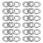 uxcell 12pcs F5-10M Thrust Ball Bearings 5mm Bore 10mm OD 4mm Thick