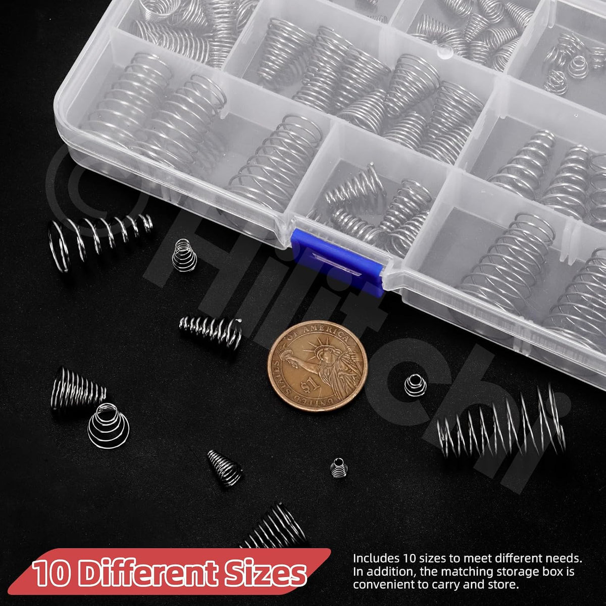 149PCS 15 Sizes Spring Assortment Kits Stainless Steel Compressed Springs Extension Springs for Shop and Home