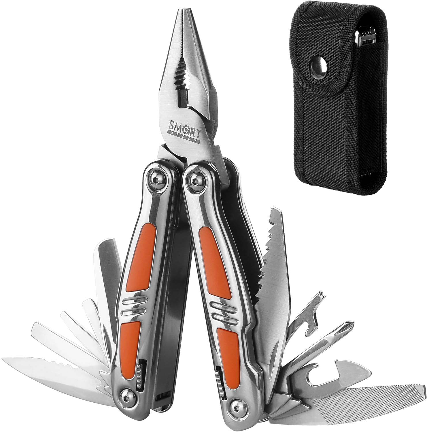 Multitool Pliers, Foldable 14-in-1 Multi Tool Gift for Dad, Father, Husband | Small Pocket Knife Multitool, Mini
