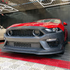 Fit 2021-2023 Ford Mustang Mach 1 Coupe Front Bumper Lip Matte Black