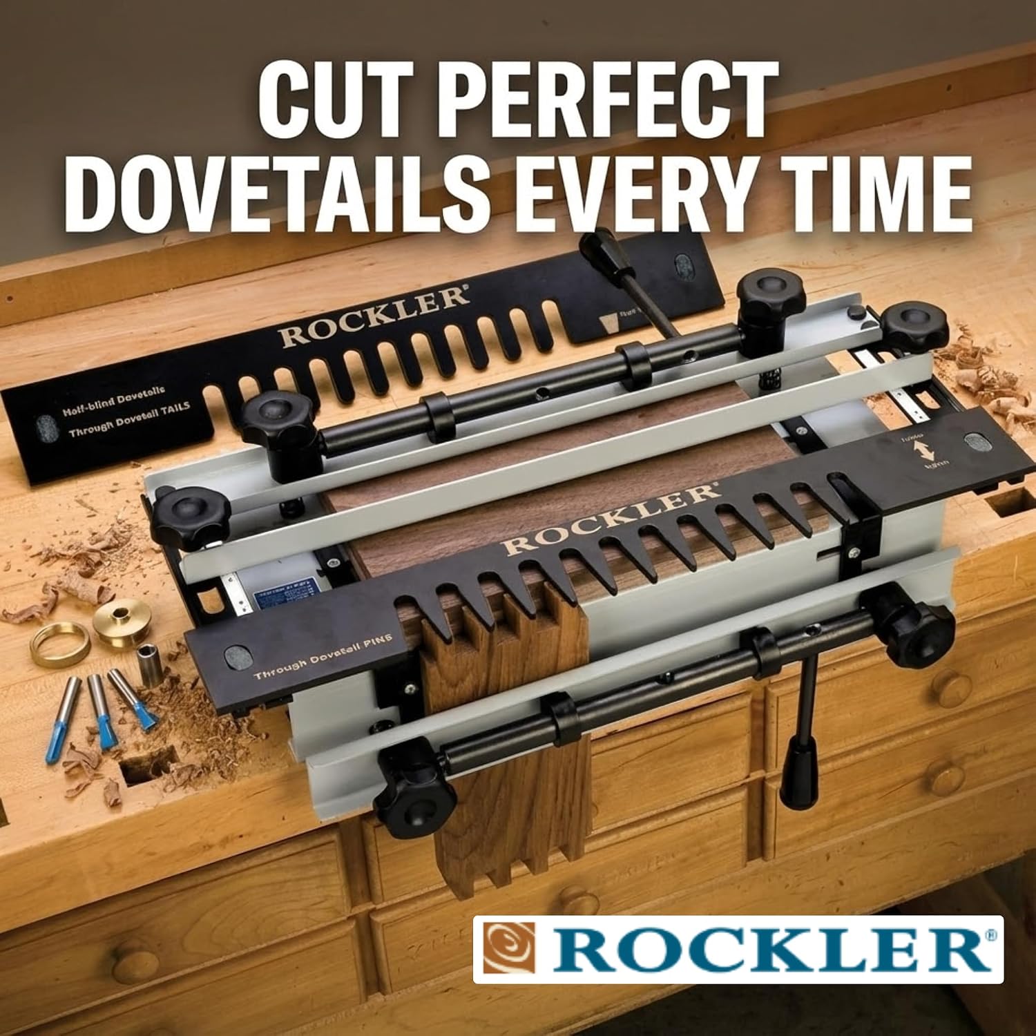 Dovetail Jig with Router Template Kit, Fits Stock up to 11" | Dovetail Jig – Precise Joinery Results – Dovetail Jig