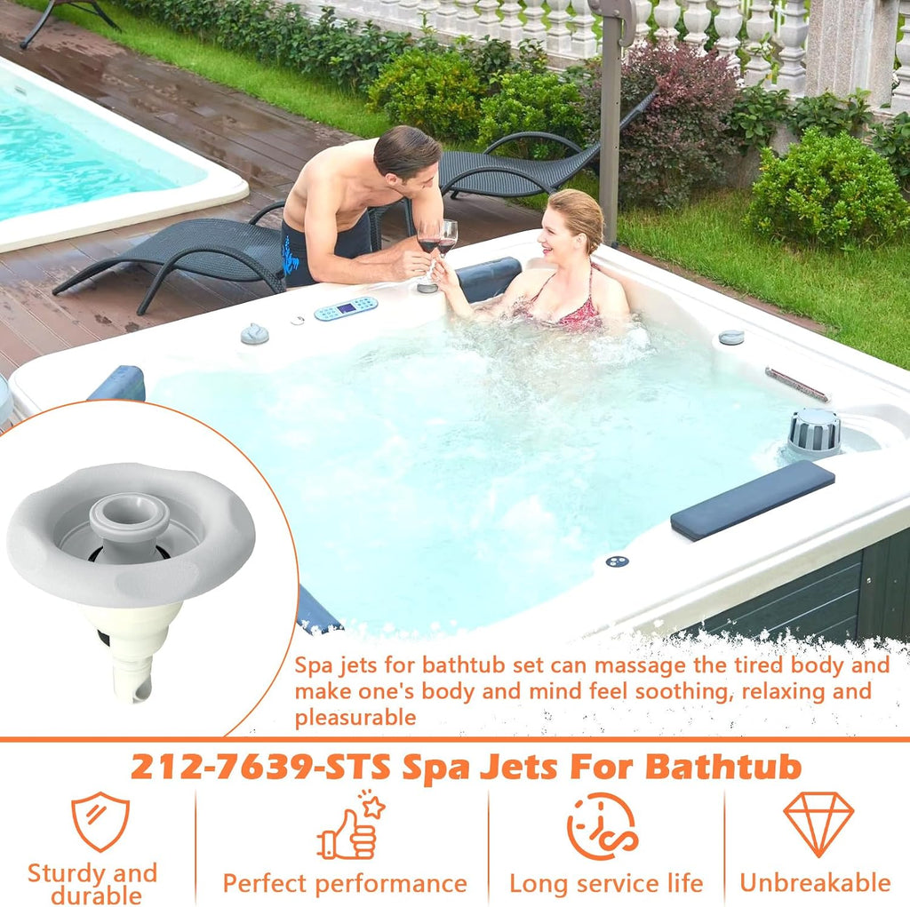 212-7639-STS Bathtub Hot Tub Jets Replacements