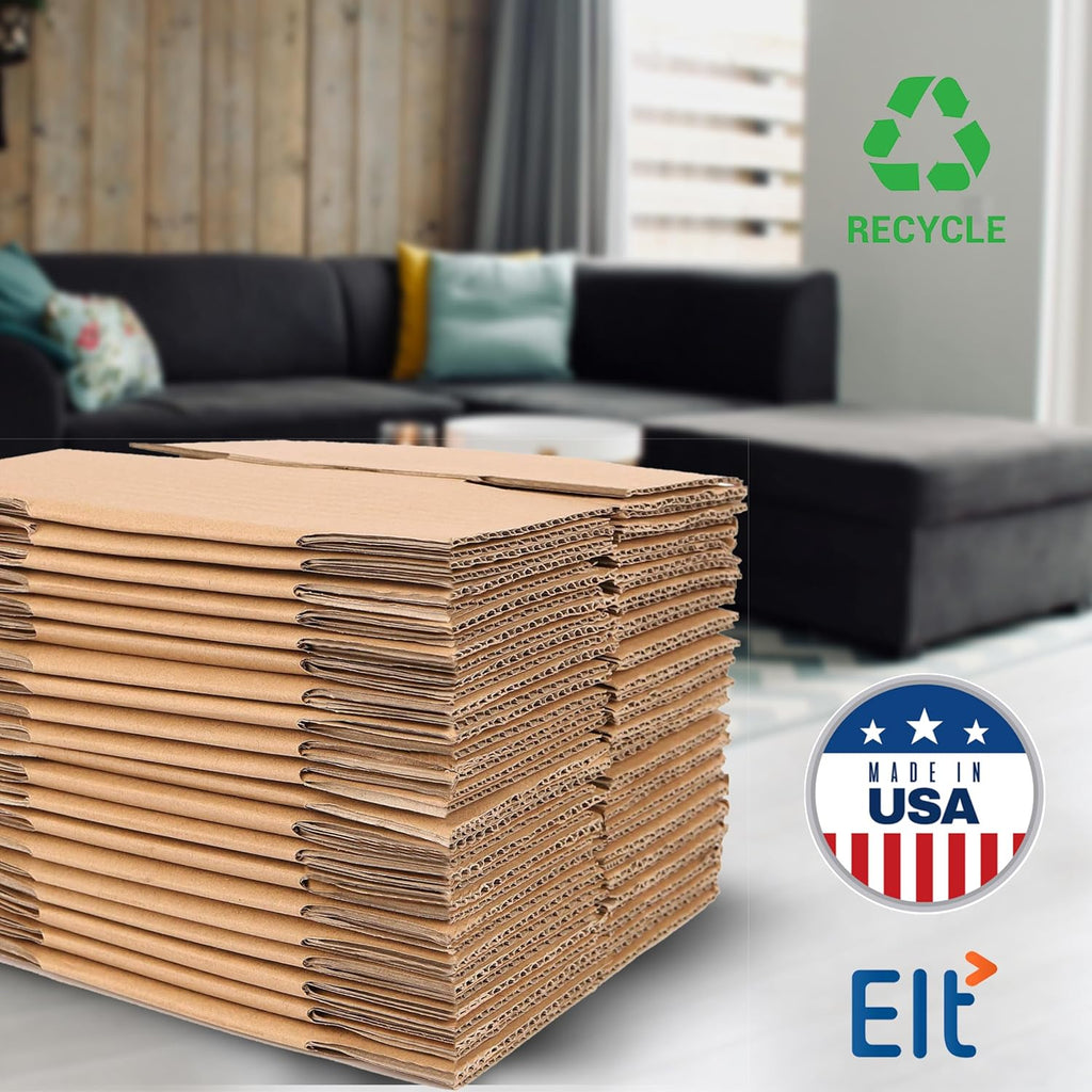 Small Corrugated Shipping Boxes | Corrugated Cardboard Boxes for Packing, Mailing, Moving & Storage | Sturdy