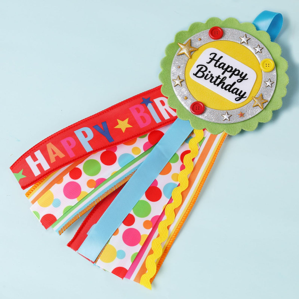 Happy Birthday Ribbon Wired, 30 Yards