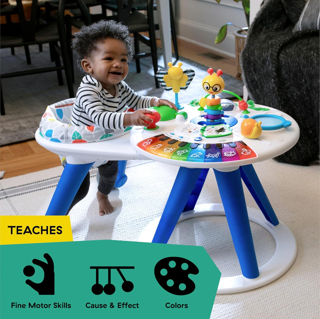 4-in-1 Activity Center & Walker with Piano, Age 6M+ | 4 ways to grow: walker, discovery table, art table & floor
